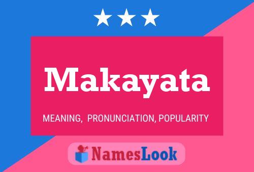 Makayata Name Poster