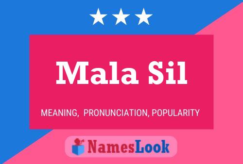 Mala Sil Name Poster