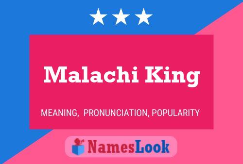 Malachi King Name Poster