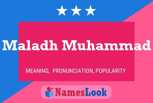 Maladh Muhammad Name Poster