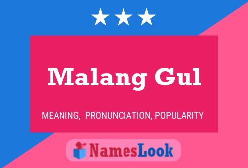 Malang Gul Name Poster