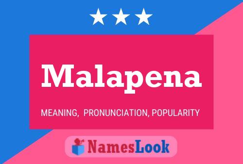 Malapena Name Poster