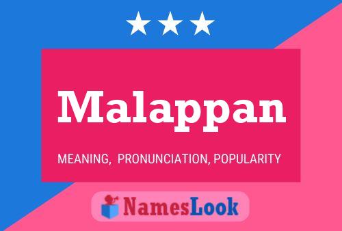 Malappan Name Poster