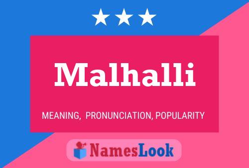 Malhalli Name Poster