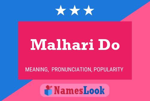 Malhari Do Name Poster