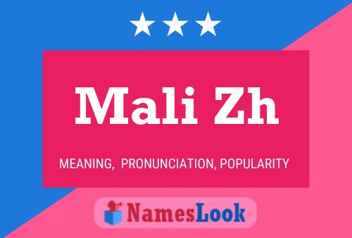 Mali Zh Name Poster