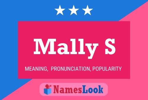 Mally S Name Poster