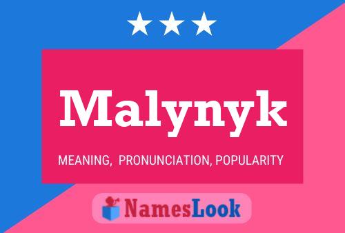 Malynyk Name Poster