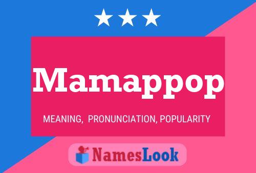 Mamappop Name Poster