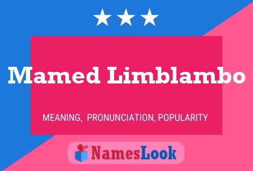 Mamed Limblambo Name Poster