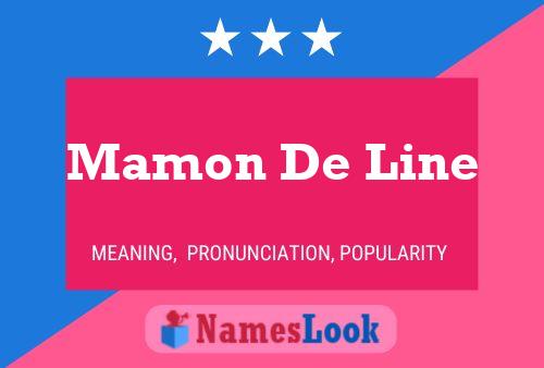 Mamon De Line Name Poster