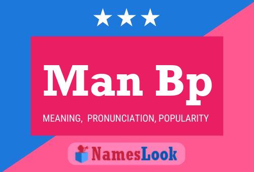 Man Bp Name Poster