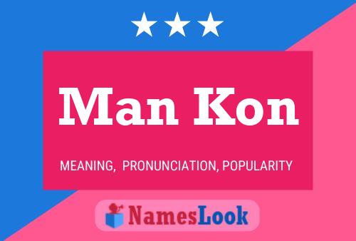 Man Kon Name Poster