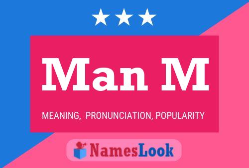 Man M Name Poster