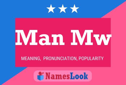 Man Mw Name Poster