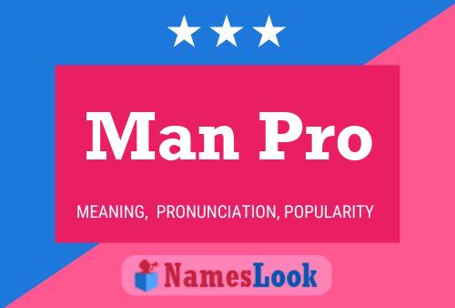 Man Pro Name Poster