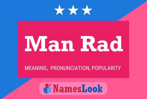 Man Rad Name Poster