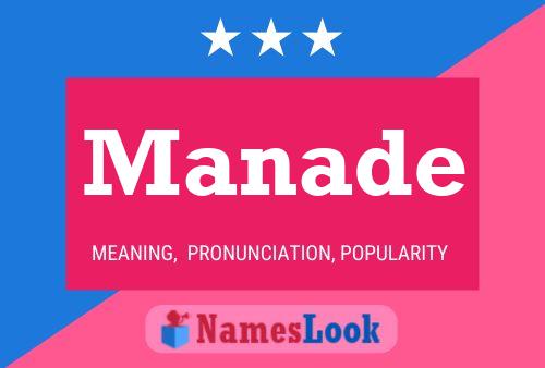 Manade Name Poster