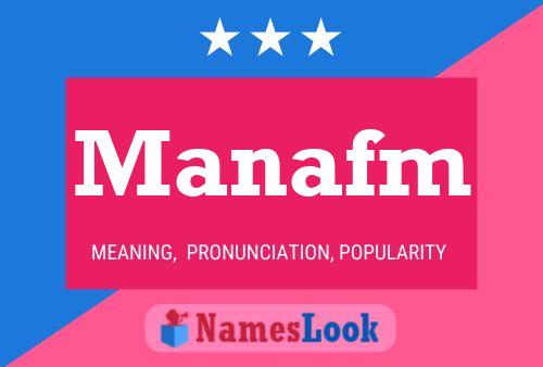 Manafm Name Poster