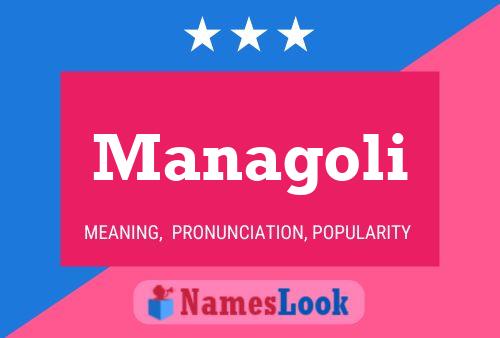 Managoli Name Poster