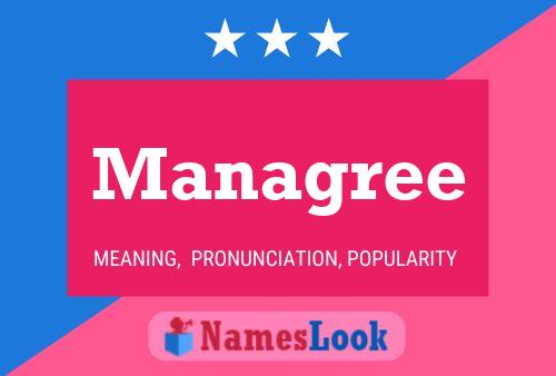 Managree Name Poster