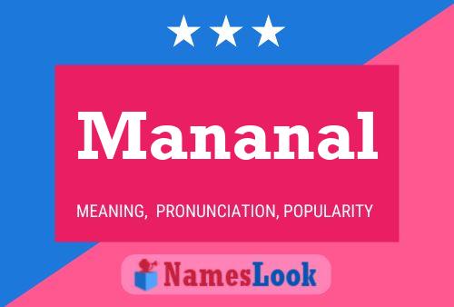 Mananal Name Poster