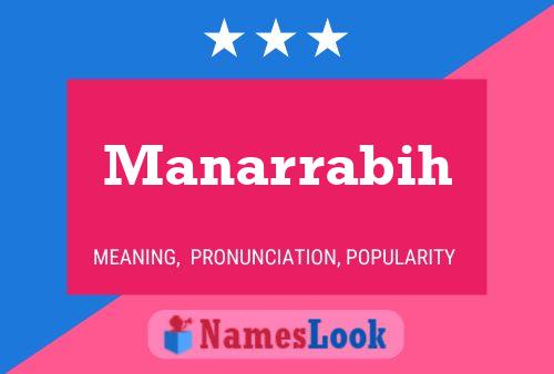 Manarrabih Name Poster