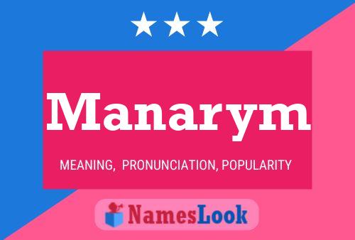 Manarym Name Poster