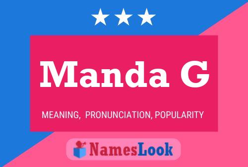 Manda G Name Poster