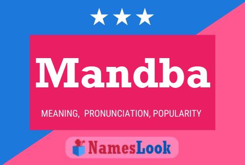 Mandba Name Poster