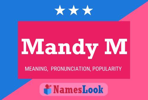 Mandy M Name Poster