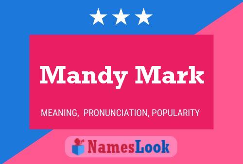 Mandy Mark Name Poster