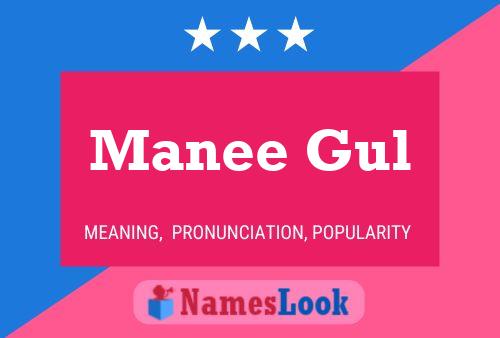 Manee Gul Name Poster