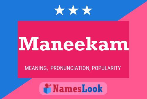 Maneekam Name Poster