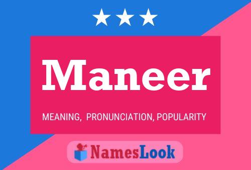 Maneer Name Poster