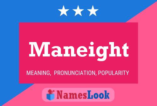 Maneight Name Poster