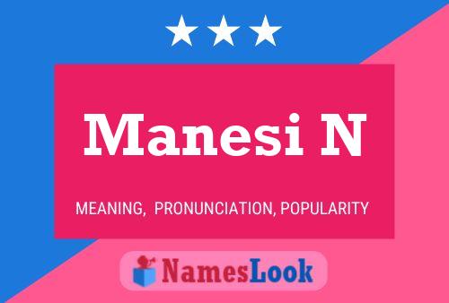 Manesi N Name Poster