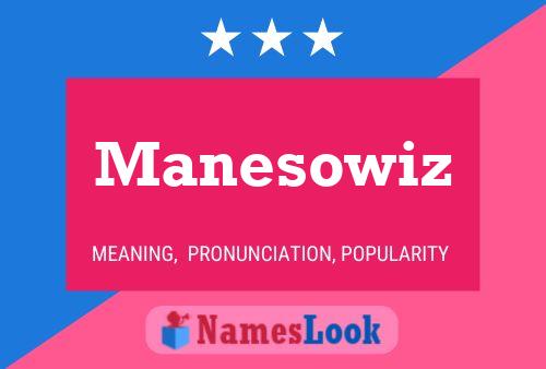 Manesowiz Name Poster