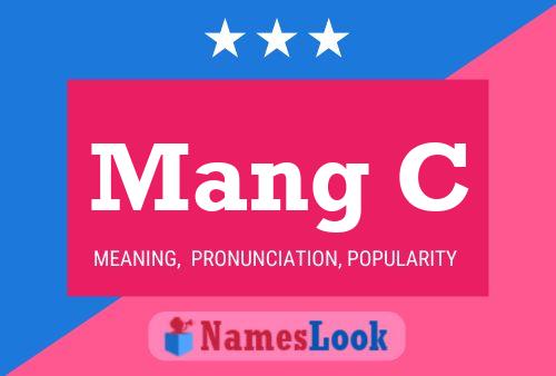 Mang C Name Poster