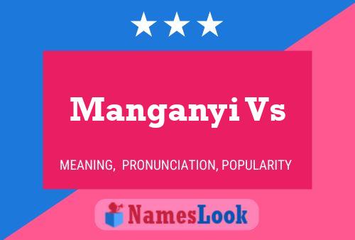 Manganyi Vs Name Poster