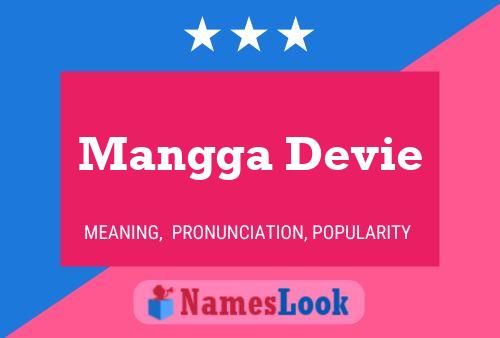 Mangga Devie Name Poster