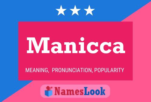 Manicca Name Poster