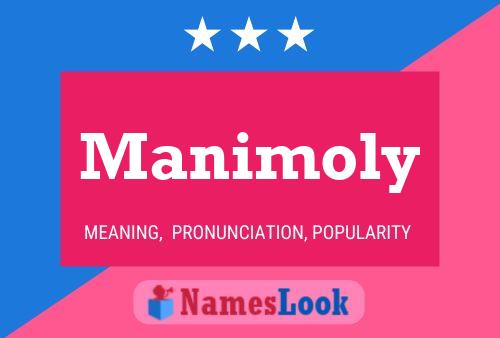 Manimoly Name Poster