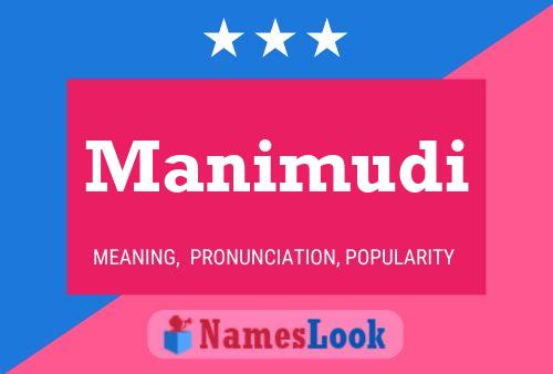 Manimudi Name Poster