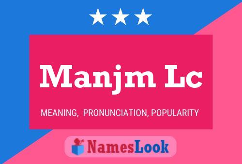 Manjm Lc Name Poster