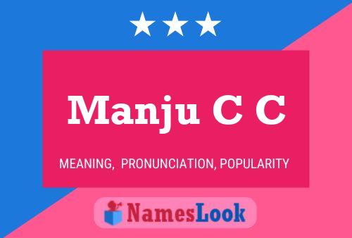 Manju C C Name Poster