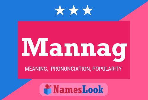 Mannag Name Poster