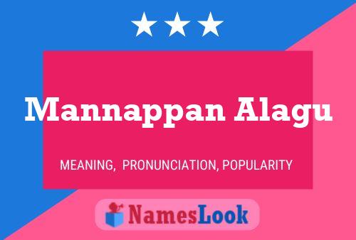 Mannappan Alagu Name Poster