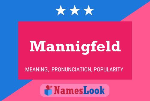 Mannigfeld Name Poster