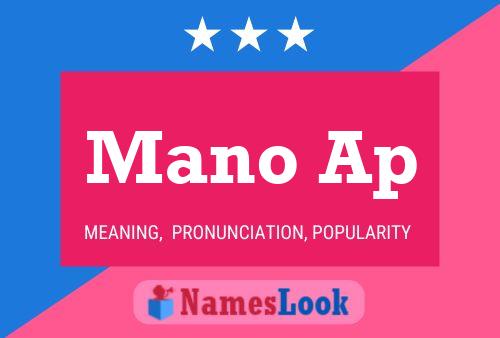 Mano Ap Name Poster